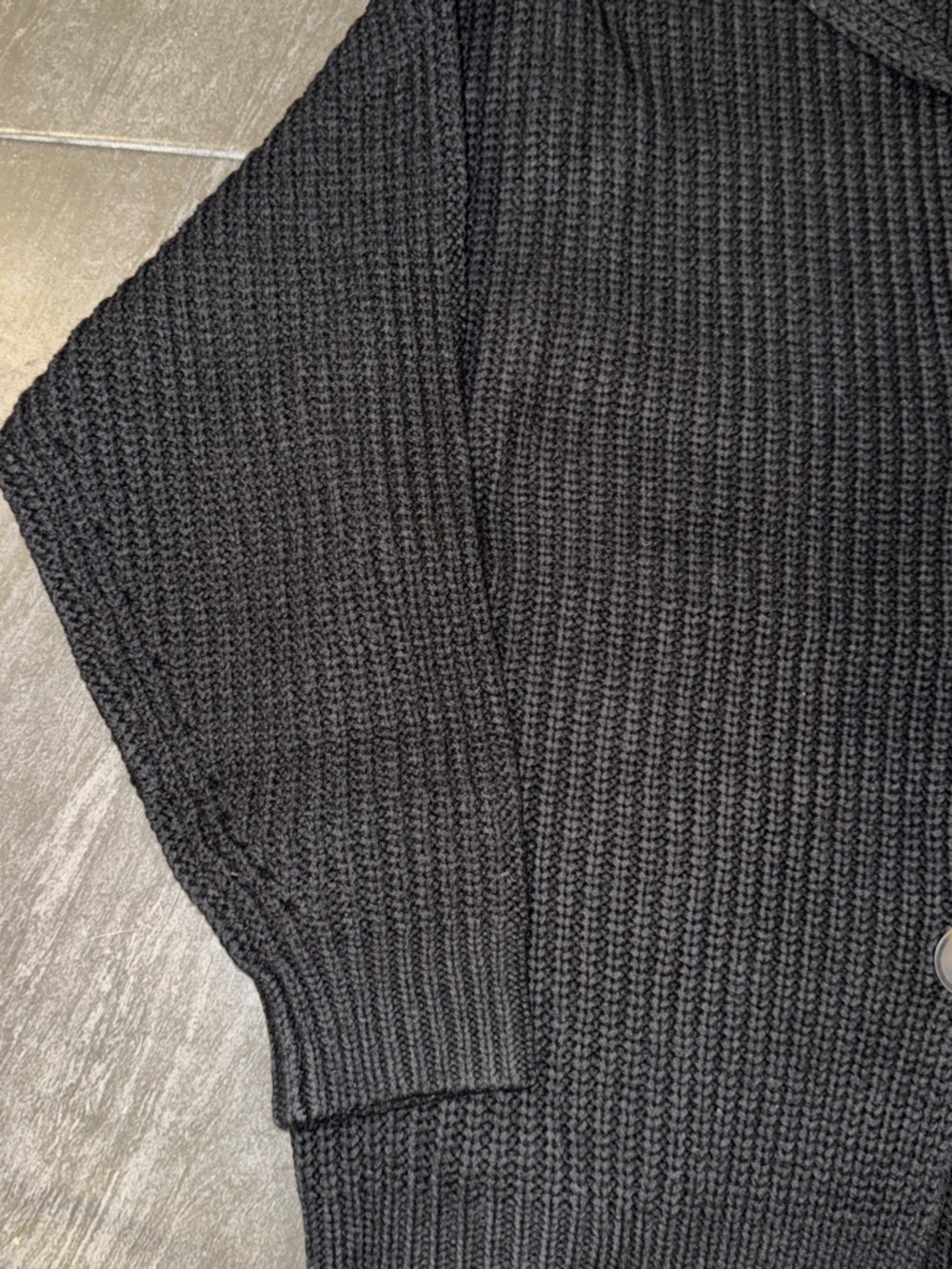 Free People Swim Too Deep Cardigan Black - Picture 5 of 15